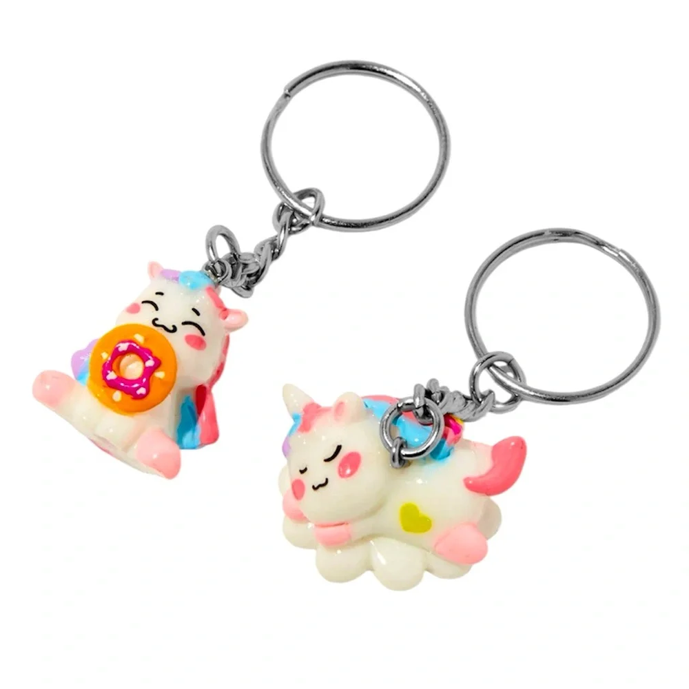 5-Pack Unicorn Best Friends Keychains Set - NWT